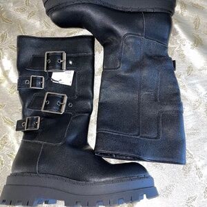 ZARA leather boots